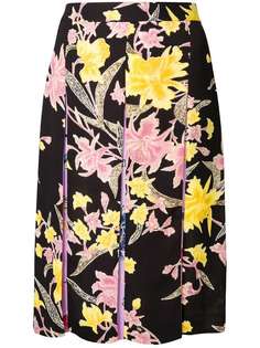 Dvf Diane Von Furstenberg юбка с цветочным принтом