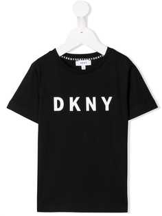 Dkny Kids футболка с нашивкой-логотипом