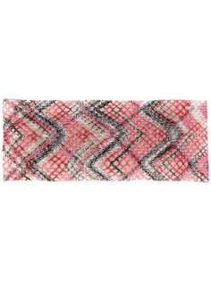 Missoni Mare повязка на голову с узором зигзаг