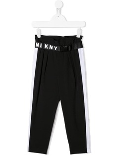 Dkny Kids брюки с логотипом и пряжкой