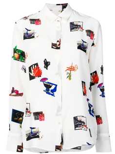 PS Paul Smith блузка с графичным принтом