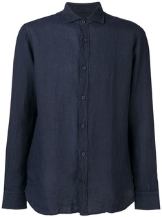 Z Zegna рубашка с мятым эффектом
