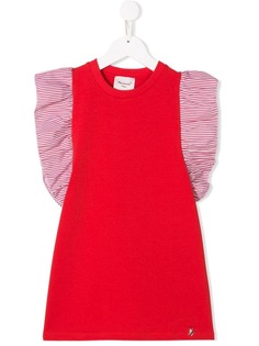 Mariuccia Milano Kids платье-футболка с рукавами в полоску