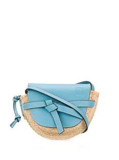 Loewe соломенная маленька сумка Gate