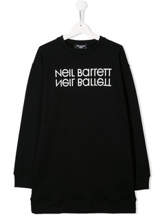 Neil Barrett Kids толстовка с логотипом