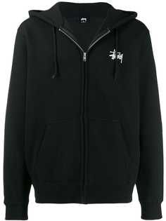 Stussy худи на молнии с логотипом