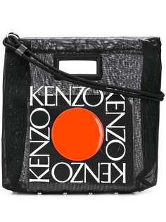Kenzo квадратная сумка-тоут с логотипом