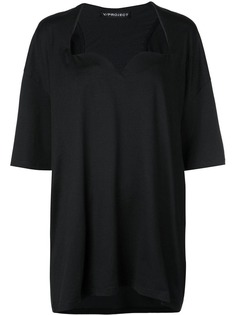 Y/Project sweetheart neckline top