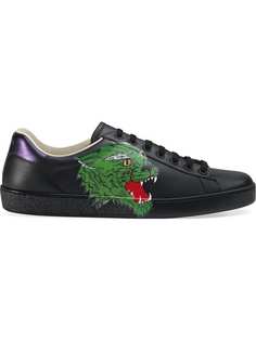 Gucci кроссовки Ace пантеры