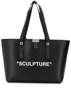 Off-White сумка-тоут с надписью