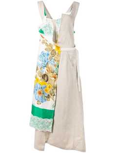 Junya Watanabe расклешенное платье асимметричного кроя