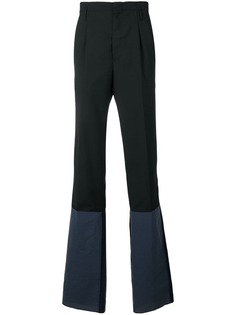 Lanvin patchwork detail trousers