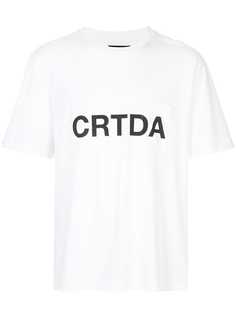 Christian Dada футболка с нагрудным карманом и принтом