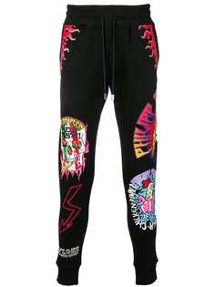 Philipp Plein drawstring patchwork trousers