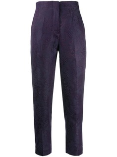 Isabel Benenato cropped patterned trousers