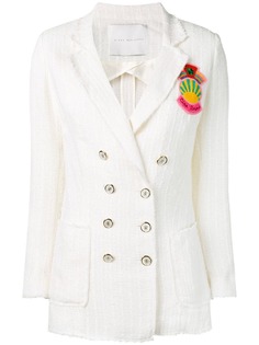 Giada Benincasa embroidered fitted blazer