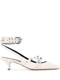 Red Valentino studded slingback pumps