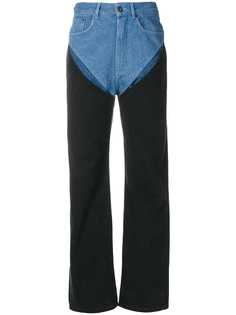 Y/Project patchwork straight jeans
