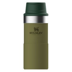 Термокружка STANLEY The Trigger-Action Travel Mug, 0.35л, оливковый