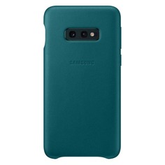 Чехол (клип-кейс) SAMSUNG Leather Cover, для Samsung Galaxy S10e, зеленый [ef-vg970lgegru]
