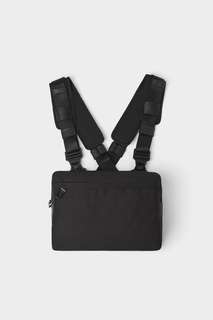 Черная сумка-трансформер Zara