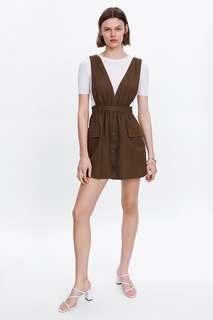 Сарафан с карманами Zara