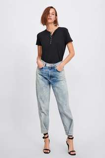 Джинсы z1975 relaxed Zara