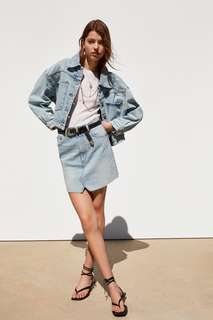 Укороченная джинсовая куртка Zara