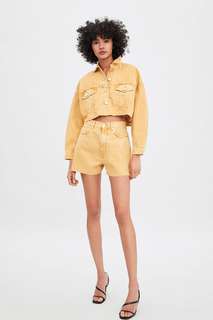 Укороченная джинсовая куртка Zara