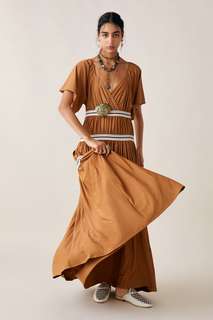 Zara studio комбинированное платье со сборками лимитированная коллекция Zara
