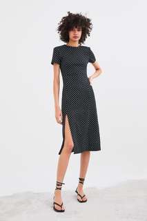 Платье с принтом Zara