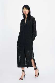 Туника из кружева с карманом Zara