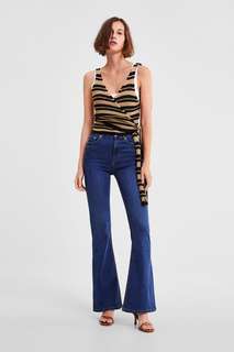 Расклешенные джинсы скинни premium Zara