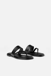 Кожаные сандалии Zara