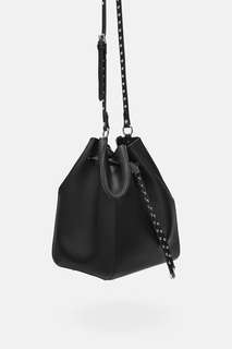 Сумка-мешок с заклепками Zara