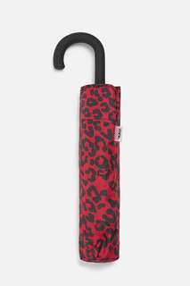 Складной зонт с леопардовым принтом Zara