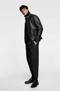 Куртка из искусственной кожи с перфорацией Zara