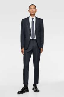 Костюм из текстурной ткани Zara