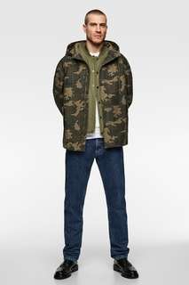 Парка с капюшоном Zara