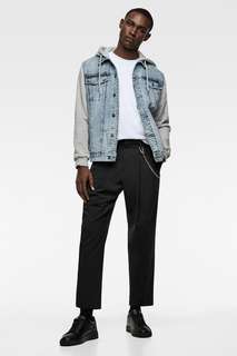 Комбинированная джинсовая куртка Zara