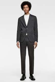 Костюм из высокотехнологичной ткани в клетку Zara