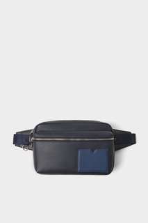 Базовая поясная сумка синего цвета Zara