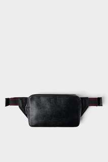Черная поясная сумка Zara