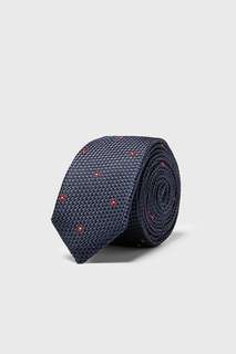 Широкий галстук с жаккардовым цветочным узором Zara