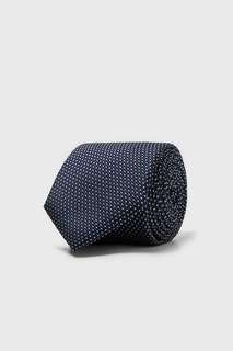 Широкий галстук с жаккардовым узором в горошек Zara