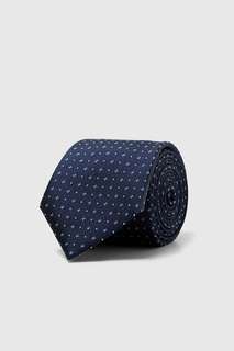 Широкий галстук с мелким цветочным узором Zara