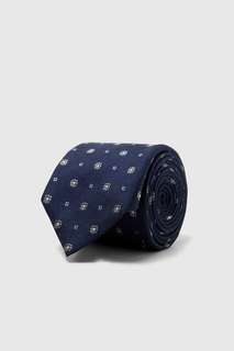 Широкий галстук с цветочным узором Zara
