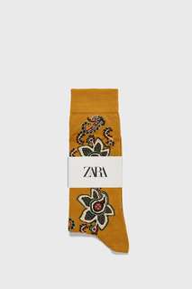 Носки из мерсеризованного хлопка с принтом «пейсли» Zara
