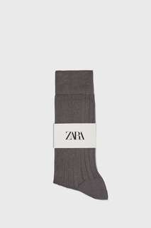 Носки из мерсеризованного хлопка премиум-качества Zara