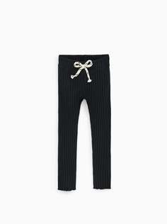 Легинсы из рифленого трикотажа с бантом Zara
